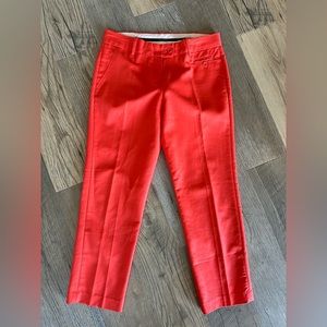 Sandro Studio Cropped Bright Color Ankle Slacks 8